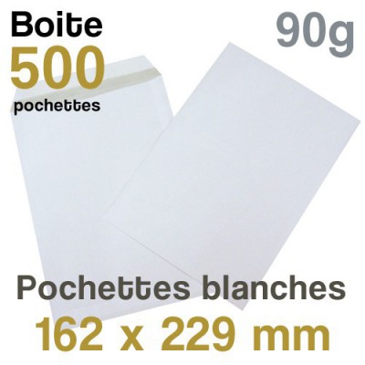 Pochettes Kraft armé 229x324 mm - soufflet 30 mm - 130g