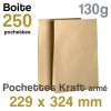 Pochettes Kraft armé - 229 x 324 mm - 130g