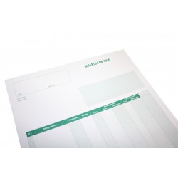 Bulletins de paie - SAGE - Ramettes de 500 feuilles