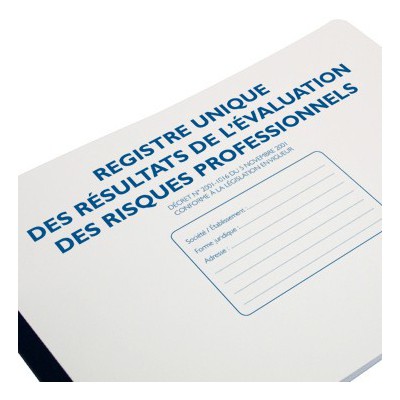 Registre unique des résultats de l'évaluation des risques professionnels