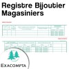 Registre Bijoutier : Magasiniers - Livre de police pour métaux précieux - Exacompta