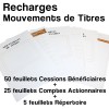 Recharges pour Mouvement de Titres