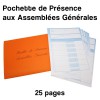 Pochette de Présence aux Assemblées Générales