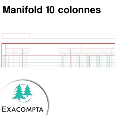Manifold 10 colonnes - Exacompta