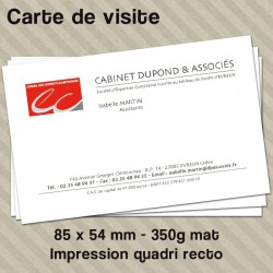 Carte de visite personnalisée