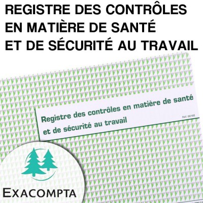 Registre contrôle sécurité - Exacompta