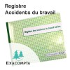 Registre des accidents du travail bénins - Exacompta