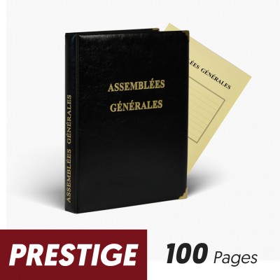Registres Assemblées Générales 100 pages Prestige