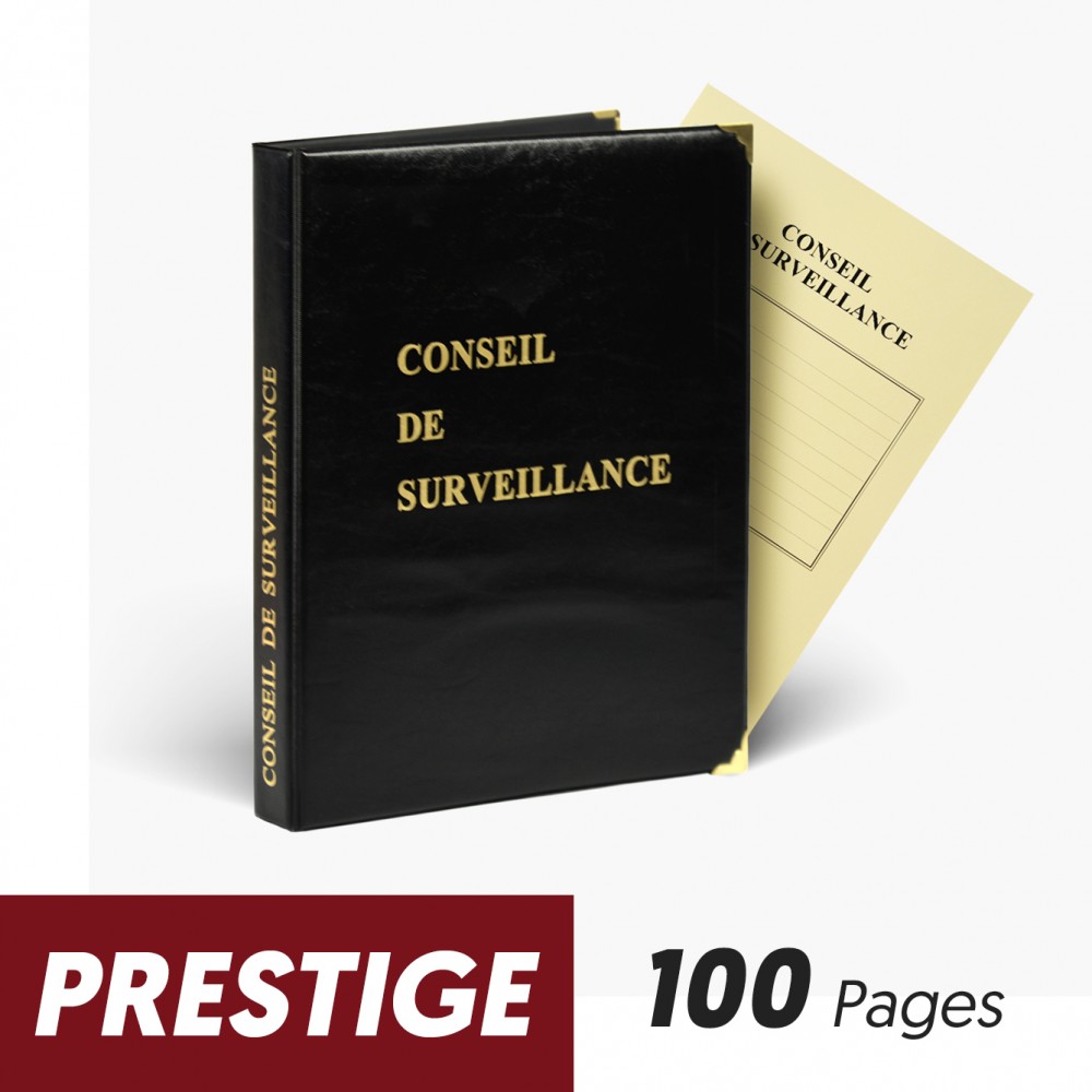 Registres Conseils de Surveillance 100 pages Prestige
