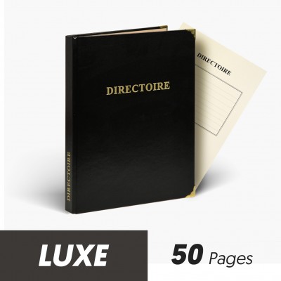Registres Directoire 50 pages Luxe
