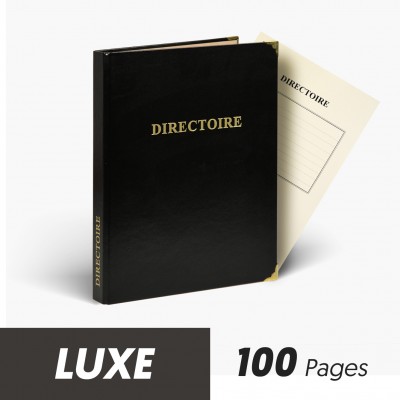 Registres Directoire 100 pages Luxe