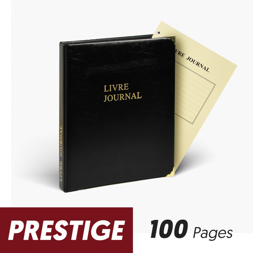 Registres Livre Journal 100 pages Prestige