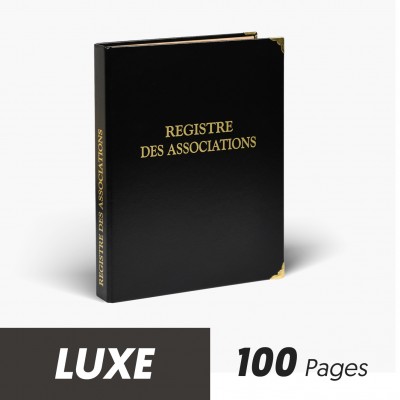 Registre des Associations 100 pages Luxe
