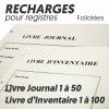 Recharges pour Livre Journal + Livre Inventaire