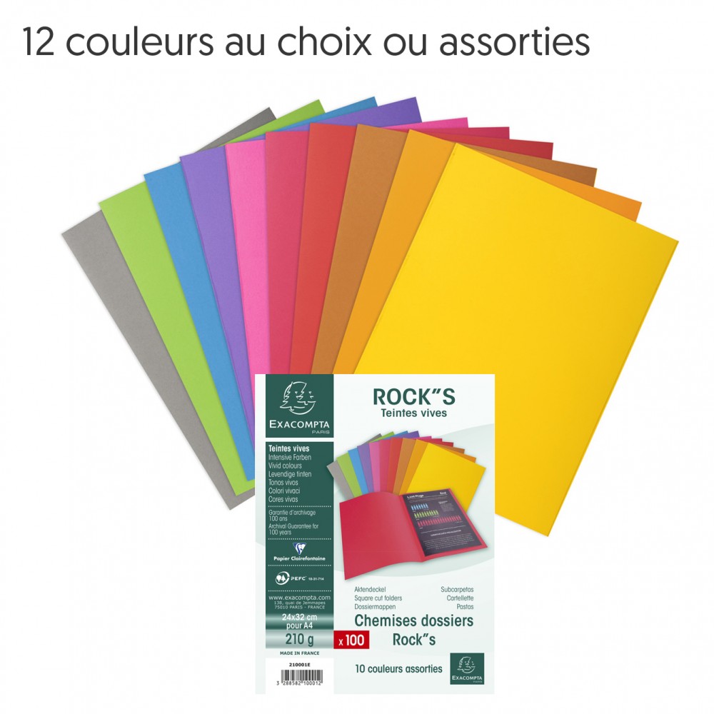 Chemises - paquet de 100 chemises