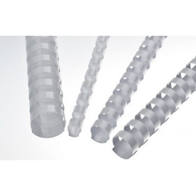Exacompta - Boite 100 reliures spirales plastique 20mm - Blanc