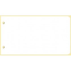 Intercalaires de révision Bloc de 250 intercallaires 125 x 225 mm