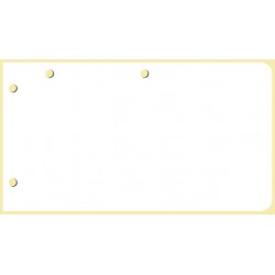 Intercalaires de révision Bloc de 250 intercallaires 125 x 225 mm