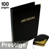 Registres Décisions de l'Associé Unique 100 pages Prestige