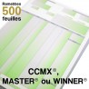 Bulletins de paie - CCMX, MASTER ou WINNER - Ramettes de 500 feuilles