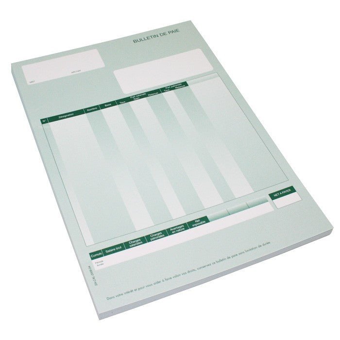 Bulletins de paie - SAGE - Ramettes de 500 feuilles