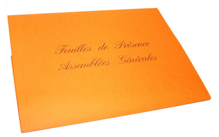 Pochette de Présence aux Assemblées Générales