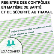 Registre contrôle sécurité - Exacompta