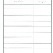 Recharges 50 pages pour Registre de Présence