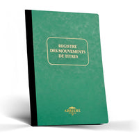 Registre Légal de Société + cahier Mouvements de Titres