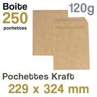 Pochettes Kraft 229x324 mm - 120g