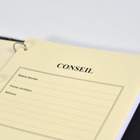 Registre Conseil 100 pages Prestige - Titres au choix
