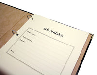 Registre Décisions 100 pages Luxe - Titres au choix