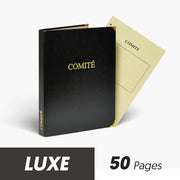 Registre Comité 50 pages Luxe - Titres au choix