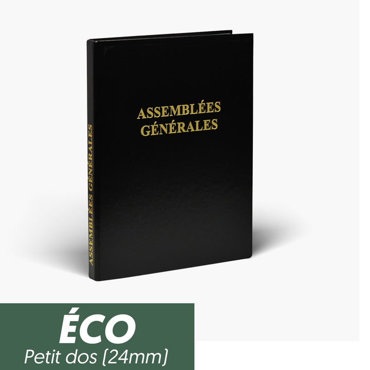 Registre Assemblées Générales 100 pages Eco Petit Dos