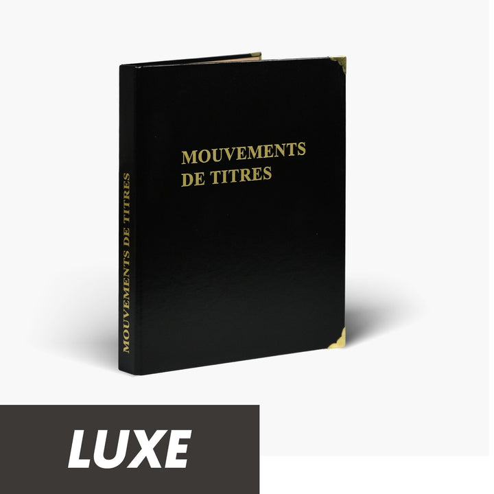 Registre Mouvements de Titres Luxe