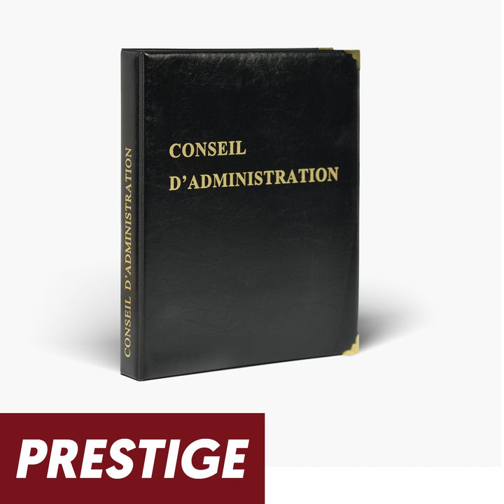 Registre Conseil d'Administration 100 pages Prestige
