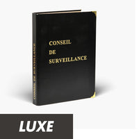 Registre Conseil de Surveillance 100 pages Luxe