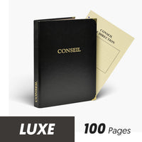 Registre Conseil 100 pages Luxe - Titres au choix