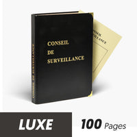 Registre Conseil 100 pages Luxe - Titres au choix