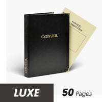 Registre Conseil 50 pages Luxe - Titres au choix