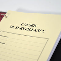Registre Conseil 100 pages Prestige - Titres au choix