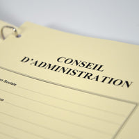 Registre Conseil 100 pages Prestige - Titres au choix