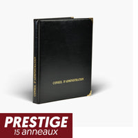 Registre Conseil 100 pages Prestige 15 anneaux - Titres au choix