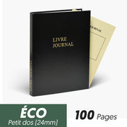 Registres Livre Journal  100 pages Eco Petit Dos