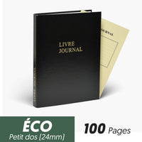 Registres Livre Journal  100 pages Eco Petit Dos