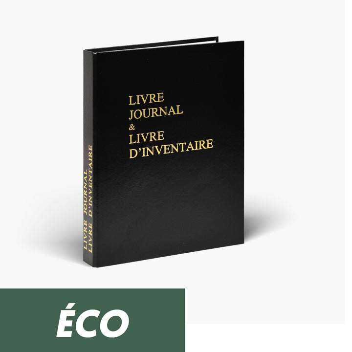 Registre Double Journal 50 pages + Inventaire 100 pages Eco