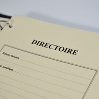 Registre Directoire 100 pages Prestige