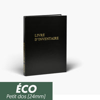 Registre Livre Inventaire 100 pages Eco Petit Dos