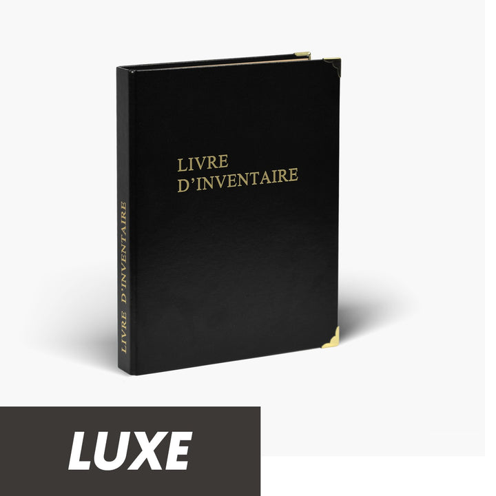 Registre Livre Inventaire 50 pages Luxe