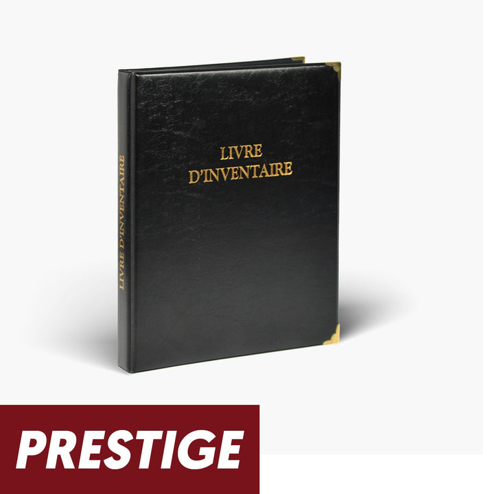 Registre Livre Inventaire 100 pages Prestige
